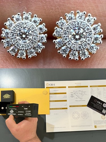 Moissanite iced hip - moissanite, out